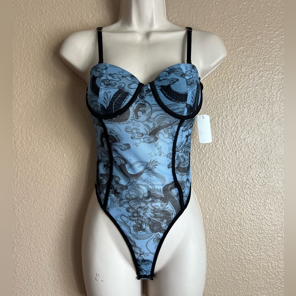 Fashion House thong strapless and adjustable strap bodysuits bundle size Small - Picture 2 of 16